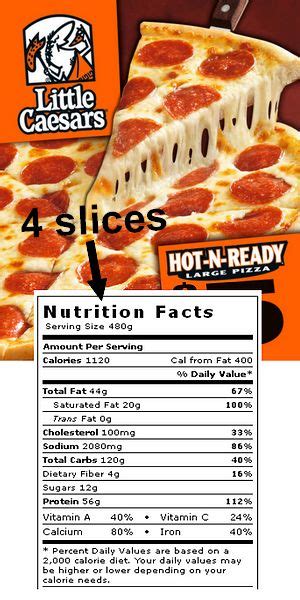 Fat 56 g. . Calories little caesars pepperoni pizza